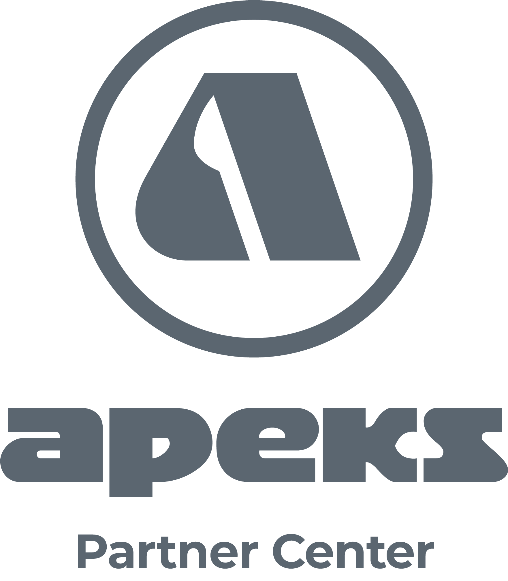 Apeks Partner Center logo gray